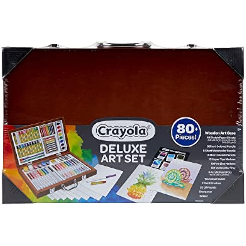 Crayola Wooden Deluxe Art Set, Arts & Crafts