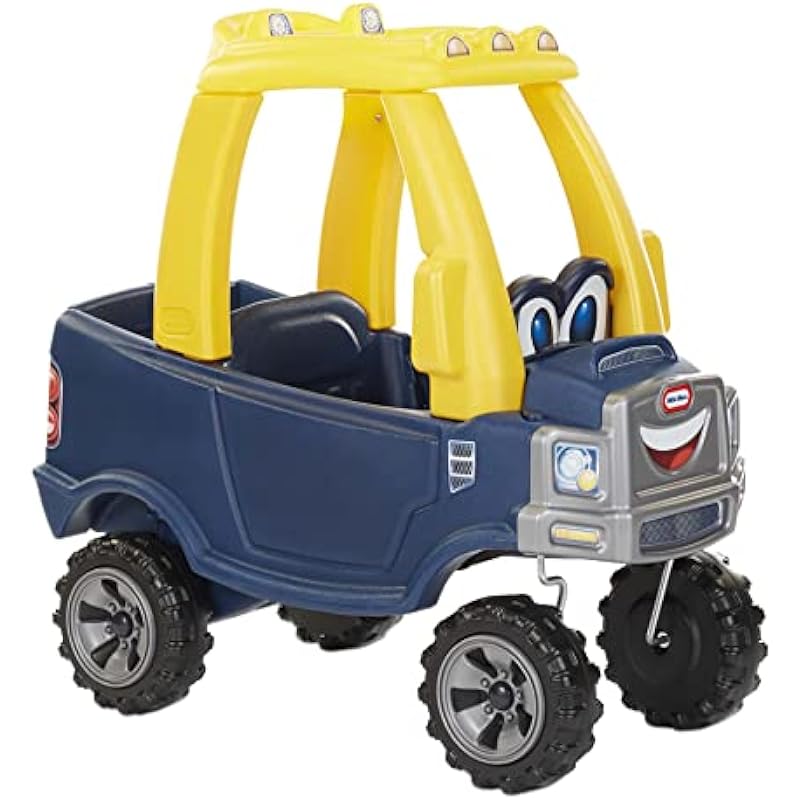 Little Tikes Cozy Truck Ride-On with removable floorboard Blue Large