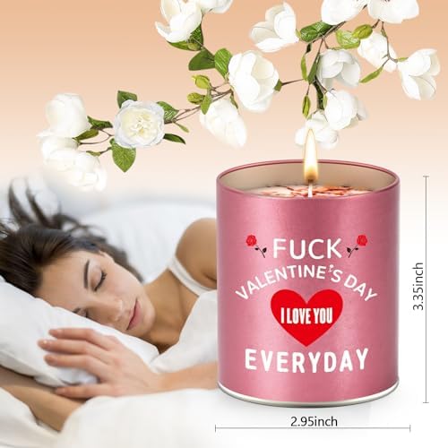 Valentines Day Gift for Her Funny Romantic Naughty Gifts for Her Soy Candles Unique Gifts Ideas for Girlfriend Wife Women from Boyfriend Husband Him Cadeau St Valentin Femme