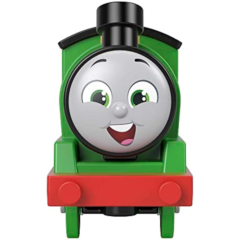 Thomas & Friends Motorized Toy Train Percy Battery-Powered Engine with Tender for Preschool Pretend Play Ages 3+ Years