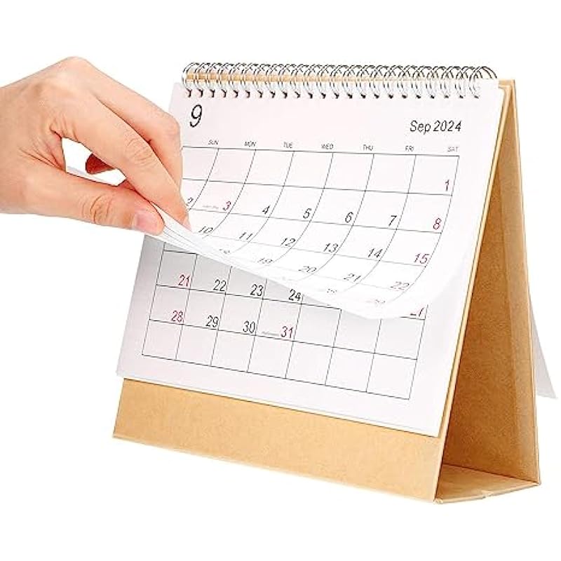 Desk Calendar 2023-2024: Monthly Desk Calendar, Runs from September 2023 Through December 2024, 8.66 x 7.08 inches