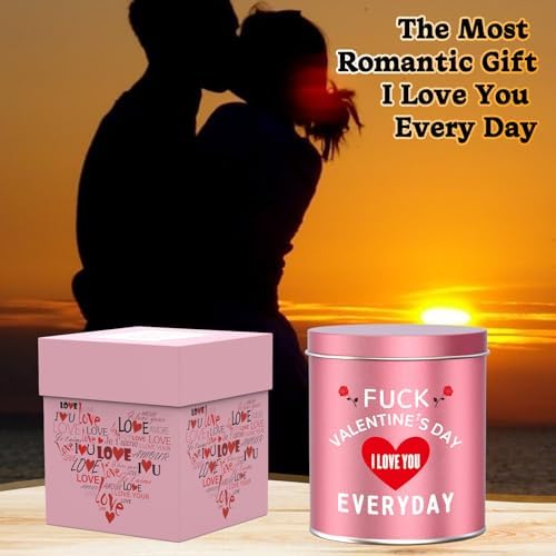 Valentines Day Gift for Her Funny Romantic Naughty Gifts for Her Soy Candles Unique Gifts Ideas for Girlfriend Wife Women from Boyfriend Husband Him Cadeau St Valentin Femme