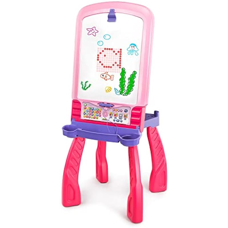 VTech DigiArt Creative Easel, Pink (Frustration Free Packaging – English Version)