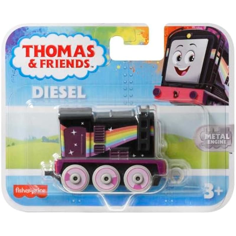 Thomas & Friends Trackmaster Diesel Rainbow Metal Train Toy Train for Kids Ages 3 and Up