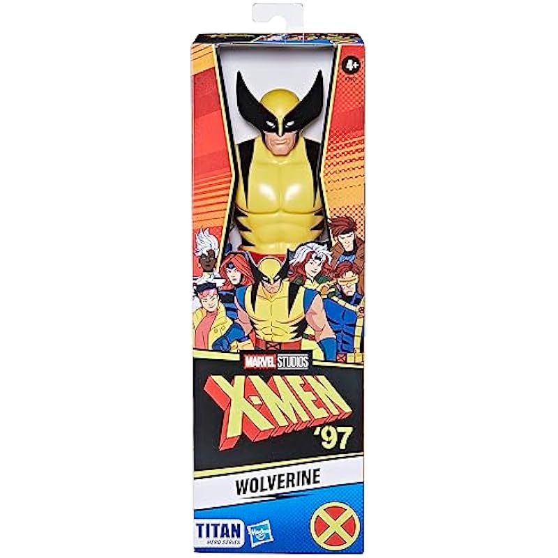 Marvel X-Men Wolverine 11.25-Inch-Scale Titan Hero Series Action Figure, X-Men Toys, Super Hero Toys for Kids, Ages 4 and Up, Marvel Titan Hero Series