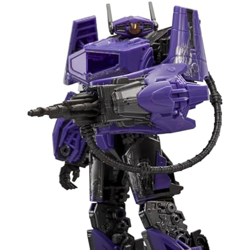 Transformers Toys Studio Series Voyager Transformers: Bumblebee 110 Shockwave, 6.5-inch Converting Action Figure, 8+