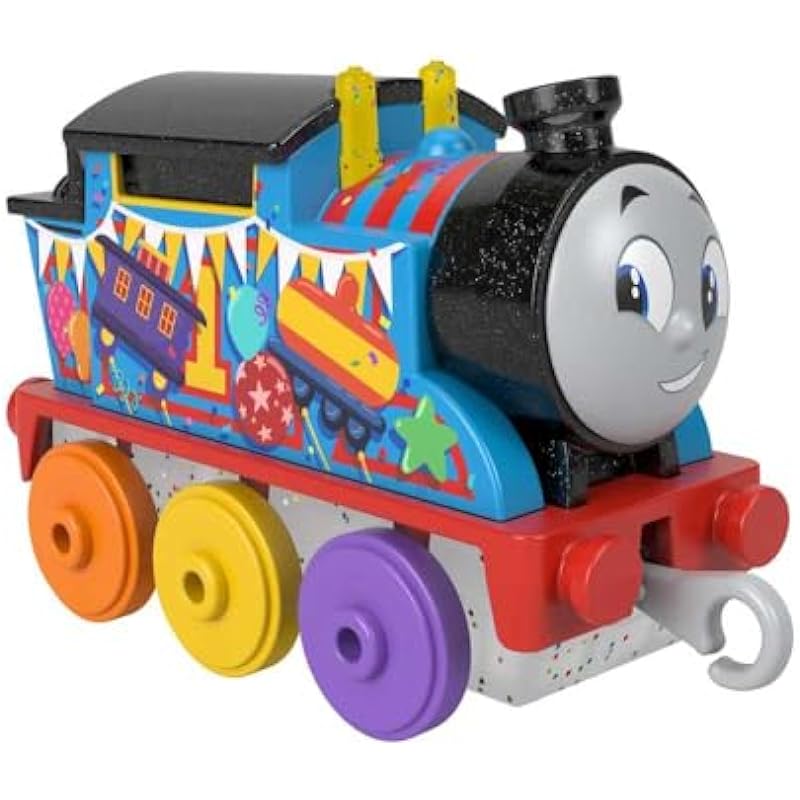 Thomas & Friends Trackmaster Celebration Thomas Metallic Train Toy for Children Ages 3