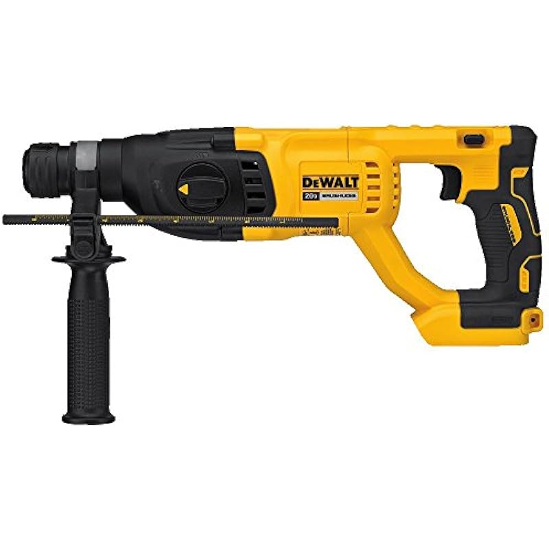 DEWALT 20V MAX* XR Cordless Rotary Hammer Drill, 1” D-Handle, Tool Only (DCH133B)