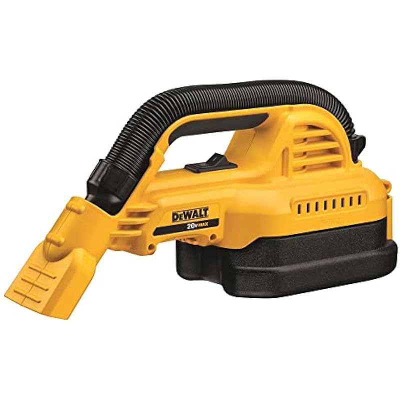 DEWALT 20V MAX* Cordless Vacuum, Wet/Dry, Portable, 1/2-Gallon, Tool Only (DCV517B)