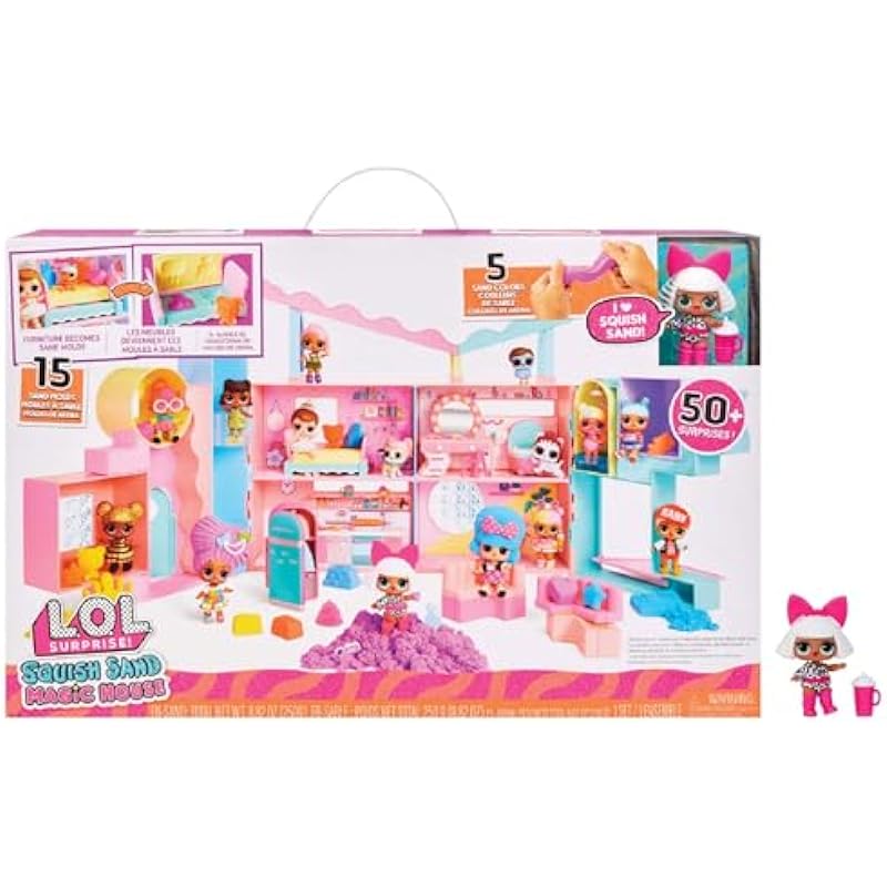 L.O.L. Surprise Squish Sand Magic House with Tot