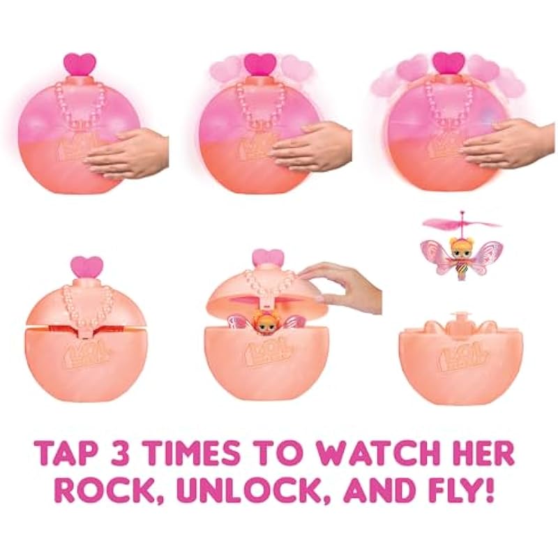 L.O.L. Surprise! Magic Flyers: Flutter Star- Hand Guided Flying Doll, Collectible Doll, Touch Bottle Unboxing, Great Gift for Girls Age 6+