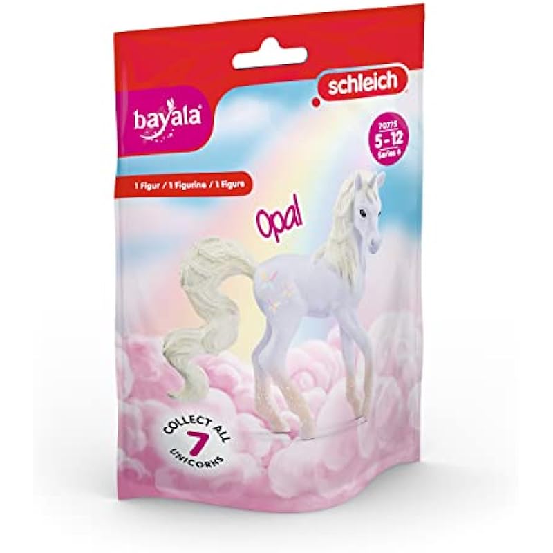 Schleich bayala, Limited Edition Collectible Unicorn Toys for Girls and Boys, Gemstone Unicorn Figurines, Opal