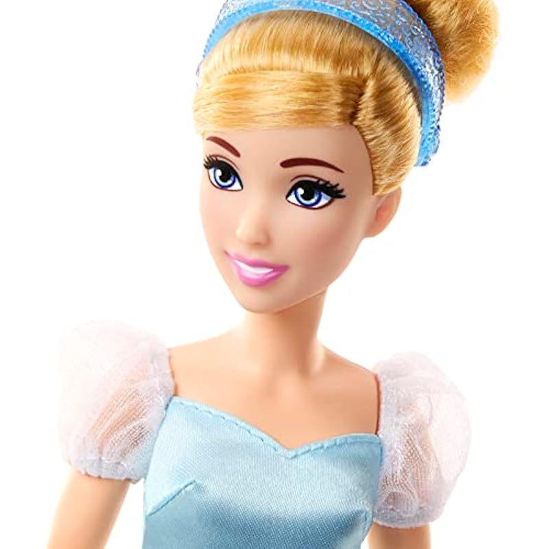 Mattel Disney Princess Toys, Cinderella Doll with Horse and Styling Accessories, Inspired by The Mattel Disney Movie (Amazon Exclusive)