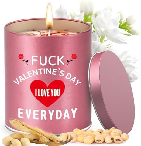 Valentines Day Gift for Her Funny Romantic Naughty Gifts for Her Soy Candles Unique Gifts Ideas for Girlfriend Wife Women from Boyfriend Husband Him Cadeau St Valentin Femme