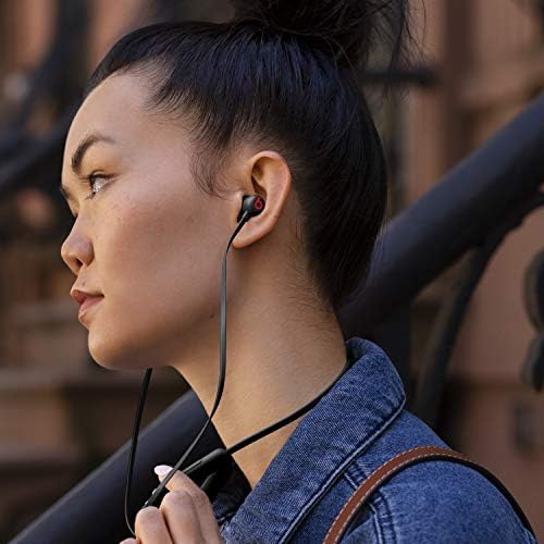 Beats Flex Wireless Earbuds Apple W1 Headphone Chip, Magnetic Earphones, Class 1 Bluetooth, 12 Hours of Listening Time, Built-in Microphone – Black