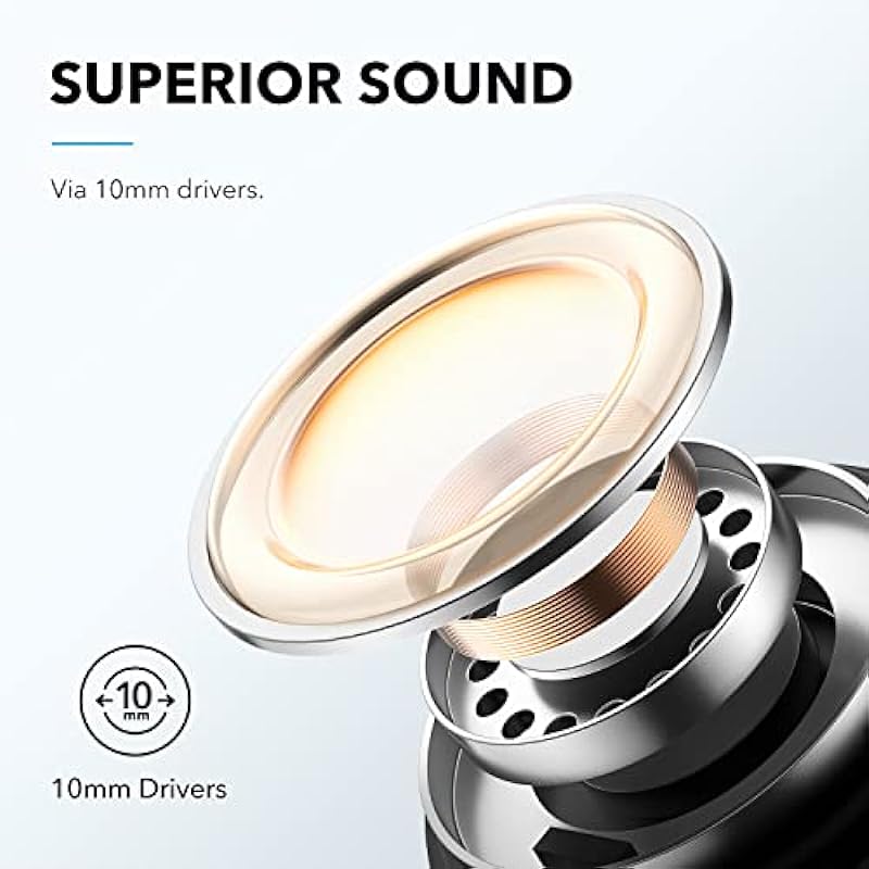 Soundcore by Anker Life P3i Hybrid Active Noise Cancelling Earbuds, 4 Mics, AI-Enhanced Calls, 10mm Drivers, Powerful Sound, App for Custom EQ, 36H Playtime, Fast Charging, Transparency, Bluetooth 5.2