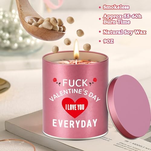 Valentines Day Gift for Her Funny Romantic Naughty Gifts for Her Soy Candles Unique Gifts Ideas for Girlfriend Wife Women from Boyfriend Husband Him Cadeau St Valentin Femme