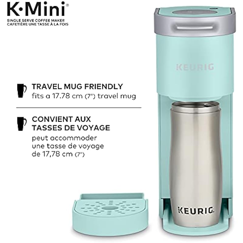 Keurig K-Mini Single Serve K-Cup Pod Coffee Maker, Featuring An Ultra-sleek Design, Oasis