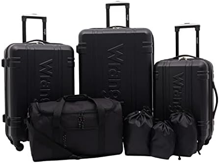 Wrangler Unisex 7 Pc Venture Luggage Set Luggage- Luggage Set