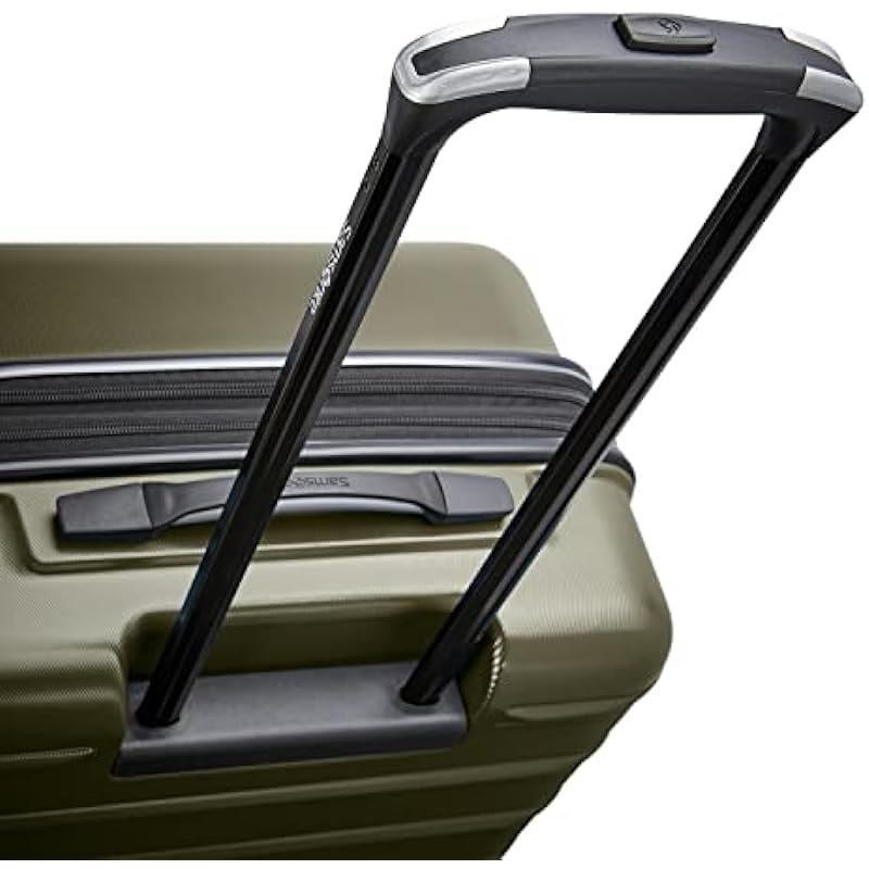 Samsonite Omni 2 Hardside Expandable Luggage with Spinners | Vita Olive | 2PC Set (Carry-on/Medium), Vita Olive, 138449-l409