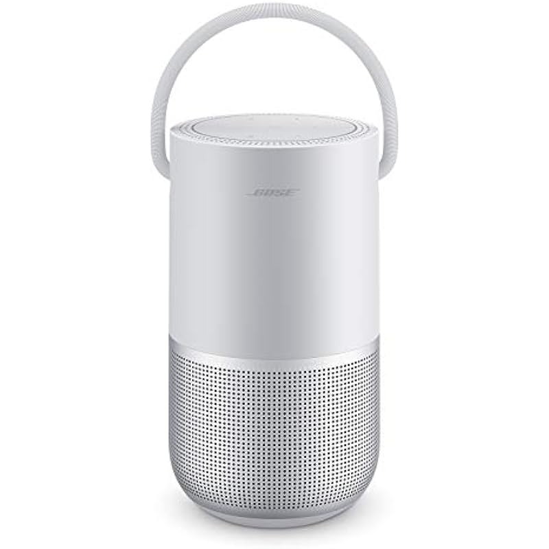 Bose Portable Smart Speaker – With Alexa Voice Control Built-In, Luxe Silver