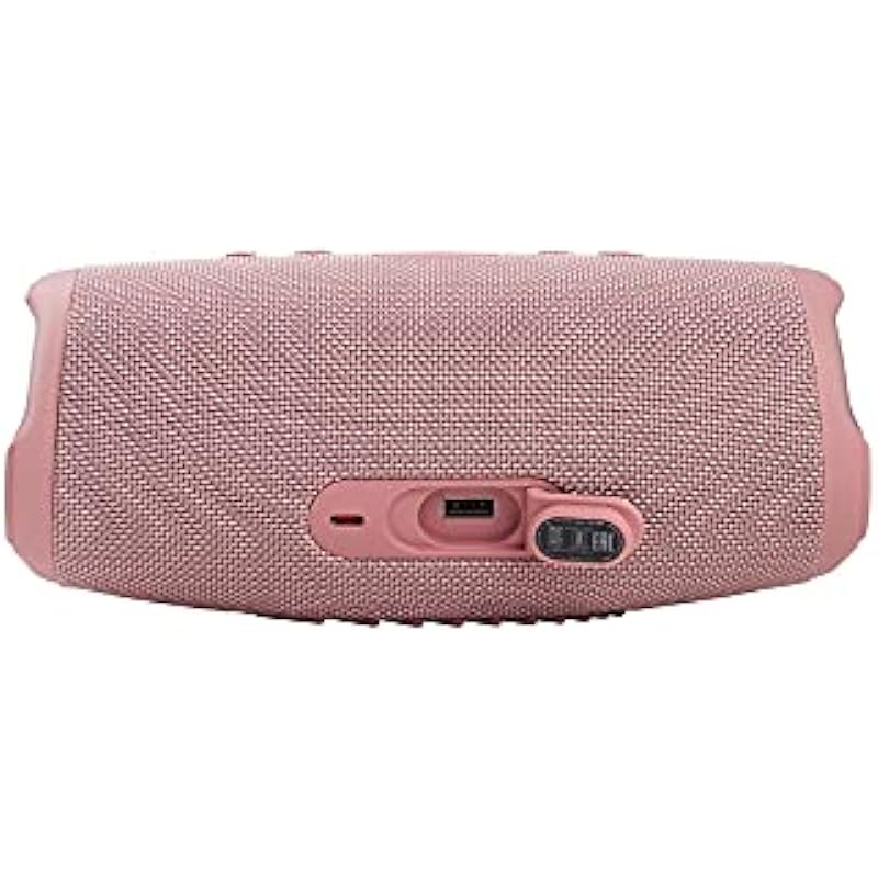 JBL Charge 5 Portable Bluetooth Speaker with Deep Bass, IP67 Waterproof and Dustproof, Up To 20 Hours of Playtime, Built-in Powerbank – Pink