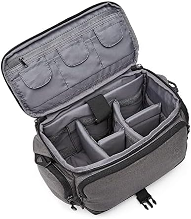 Amazon Basics Large DSLR Camera Gadget Bag – 11 x 6 x 8 Inches (Gray)