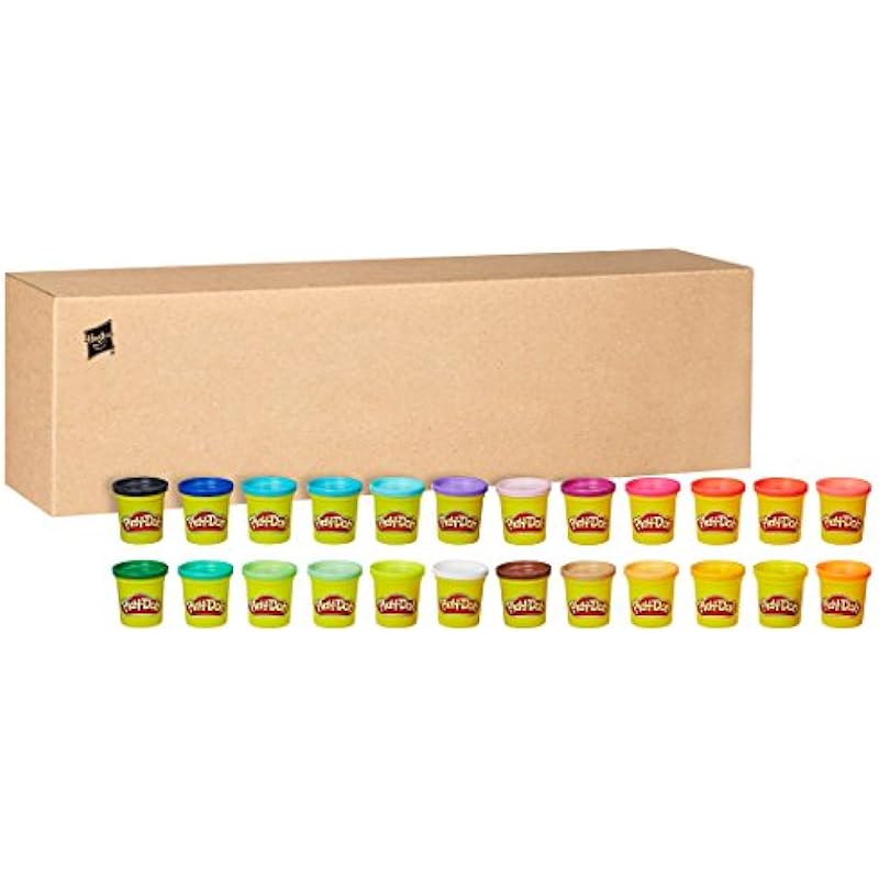 Play-Doh 24-Pack of Colors, Frustration-Free Packaging