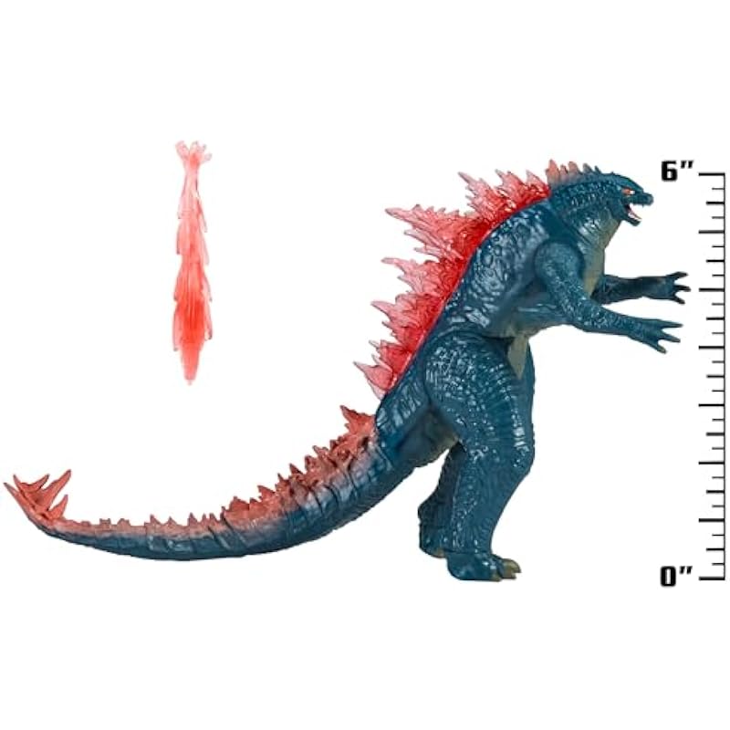 Godzilla x Kong : The New Empire : 6″ Godzilla Evolved (w/Heat Ray) by Playmates Toys