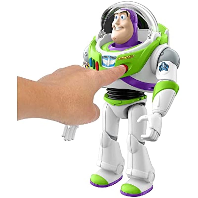 Disney Pixar Toy Story Movie Toys, Buzz Lightyear Talking Action Figure with Karate Chop Motion and 20 Phrases and Sounds