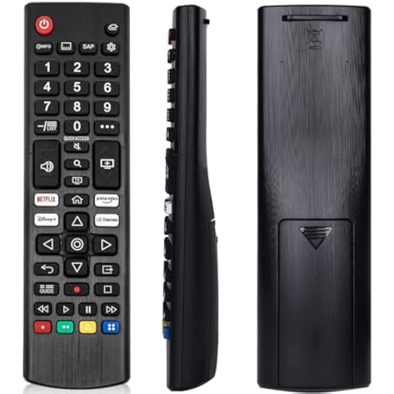 New AKB76040302 Universal Remote Control for LG TV NanoCell 4K 8K Smart TV with Netflix/Prime Video/Disney/LG Channels Button