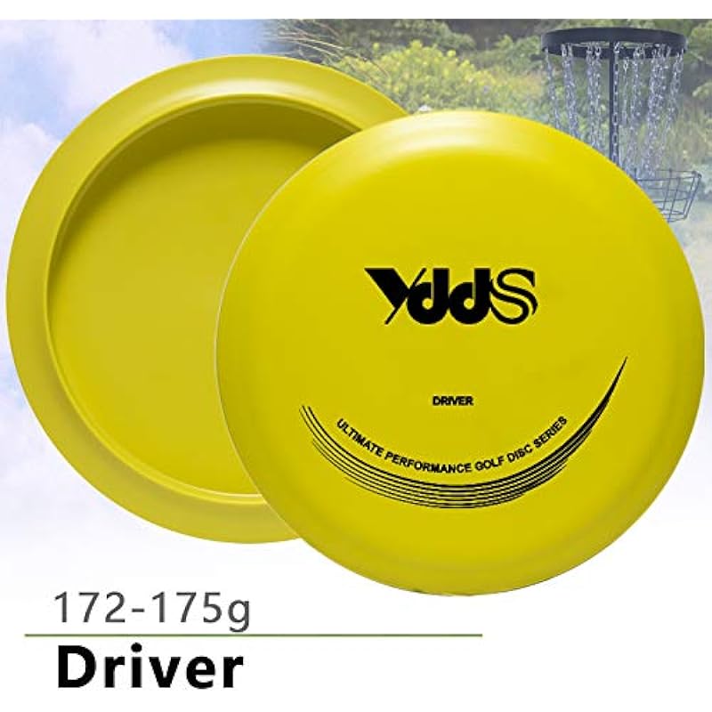 Disc Golf Set – Driver, Mid-Range & Putter, Comfortable DX Plastic, Colors May Vary (6 Pack)