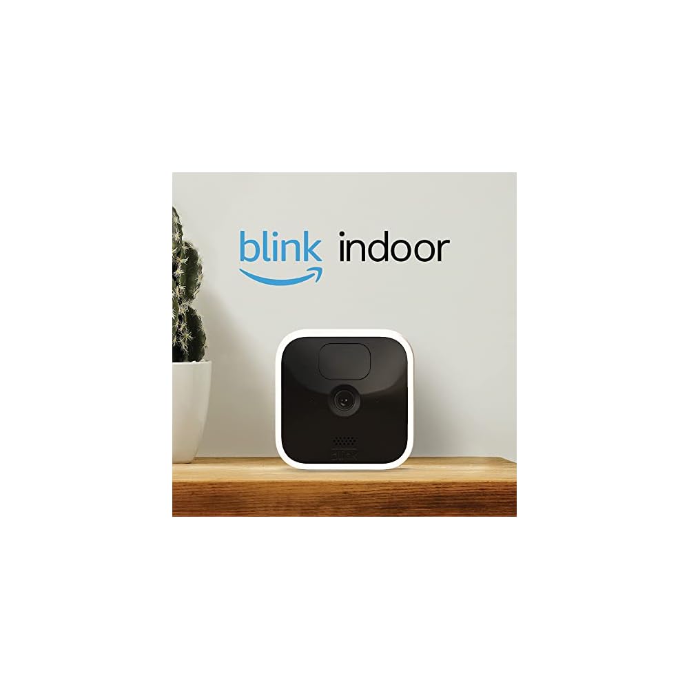 Blink Indoor (3rd Gen) – wireless, HD security camera with two-year battery life, motion detection, and two-way audio – 5 camera system