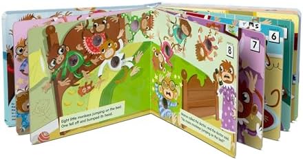 Melissa & Doug Children’s Book – Poke-a-Dot: 10 Little Monkeys (Board Book with Buttons to Pop) – Poke A Dot Books For Toddlers And Kids Ages 3+