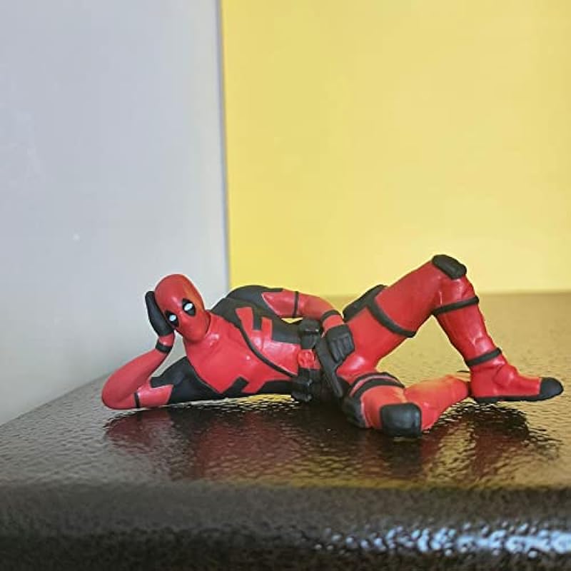 ZKTSRY Deadpool Car Accessories,Classics Anime Figures Model for Home, Car, Desk and Computer Decorations (Style 2)