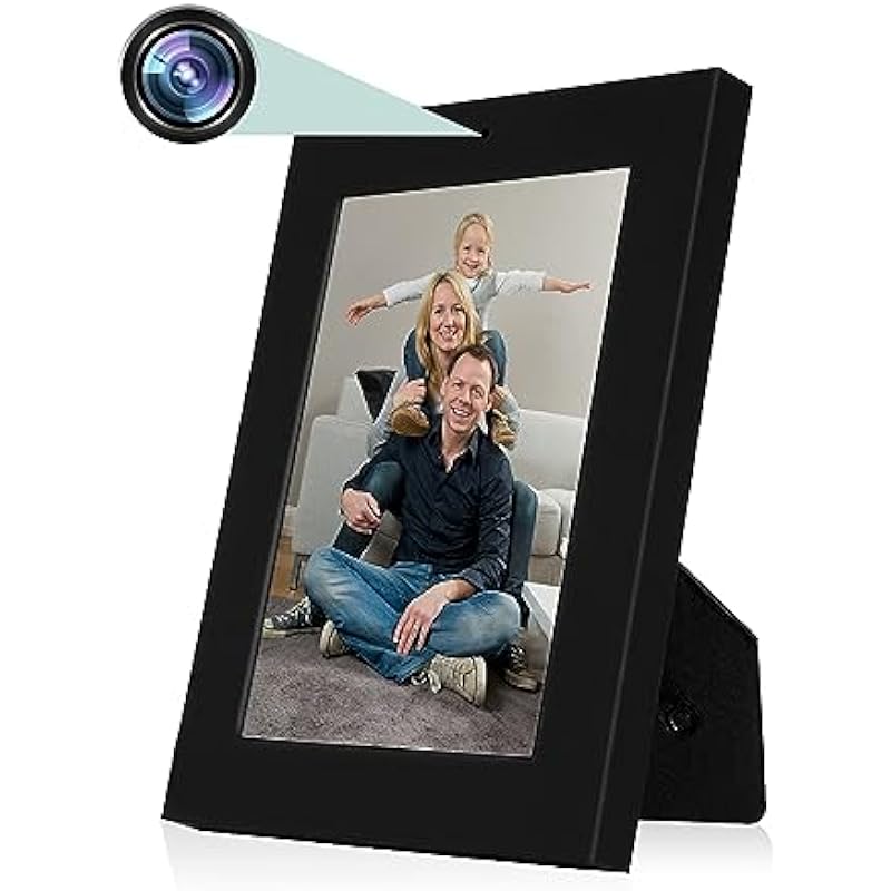 Hidden Camera Picture Frame, 1080P Photo Frame Spy Camera Home Security Camera with Video Recorder & Motion Detection,Indoor Surveillance Camera Mini Nanny Cam for Home/Office,No WiFi Function.