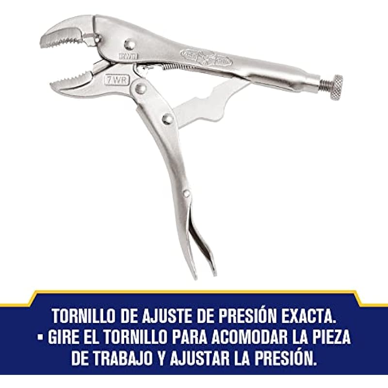 Vise Grip7-Inch Curved Jaw Locking Pliers with Cutter (VGP7WR)