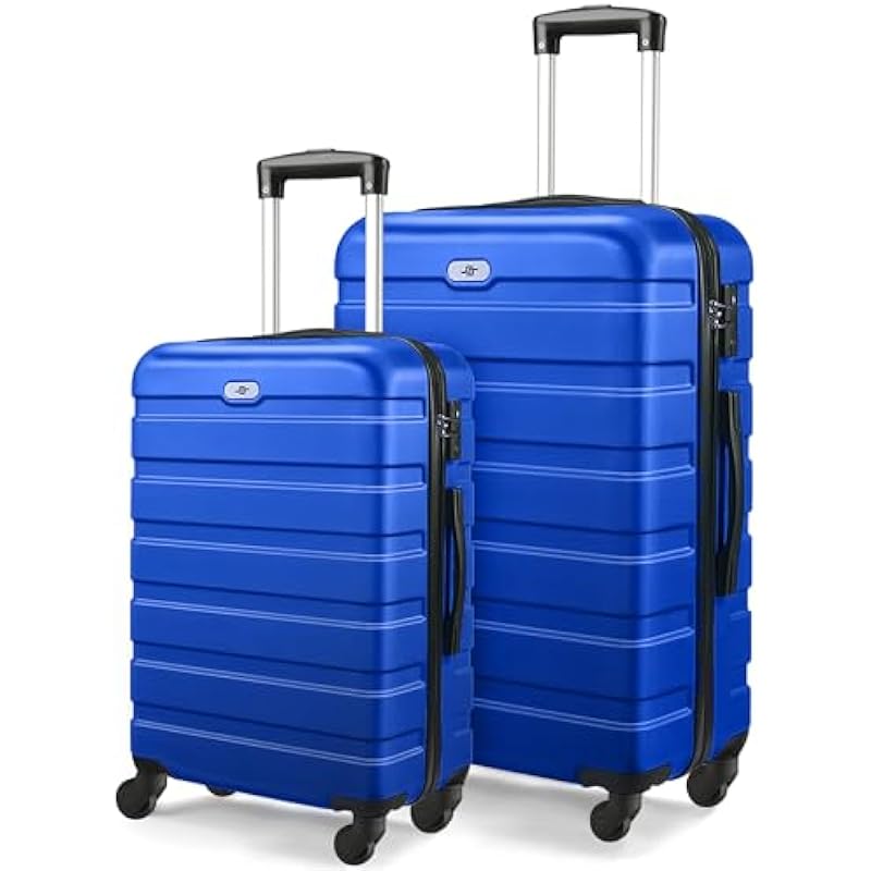 Luggage Sets 2 Piece Hard Shell Luggage Set with Spinner Wheels, TSA Lock, 20 24 28 inch Travel Suitcase Sets