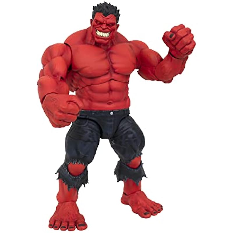 Diamond Select Toys Marvel Select Red Hulk 9-Inch Action Figure (Red)