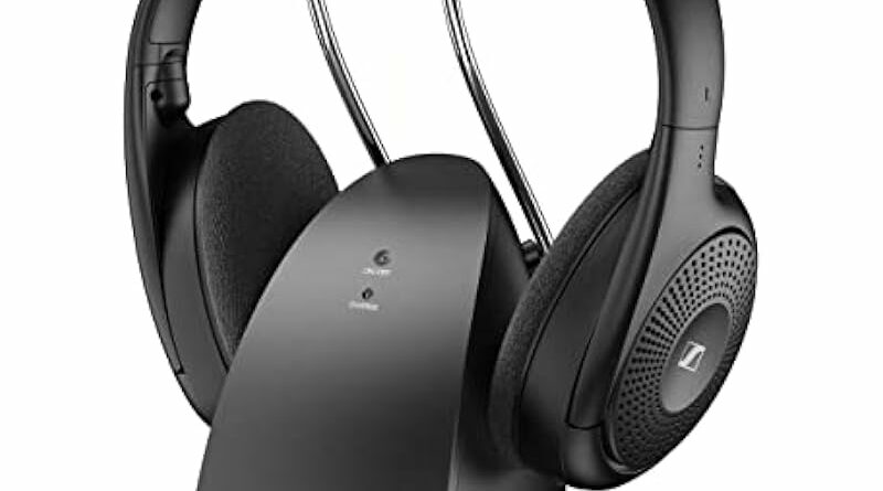 Sennheiser RS 120-W TV Wireless Headphones, Black