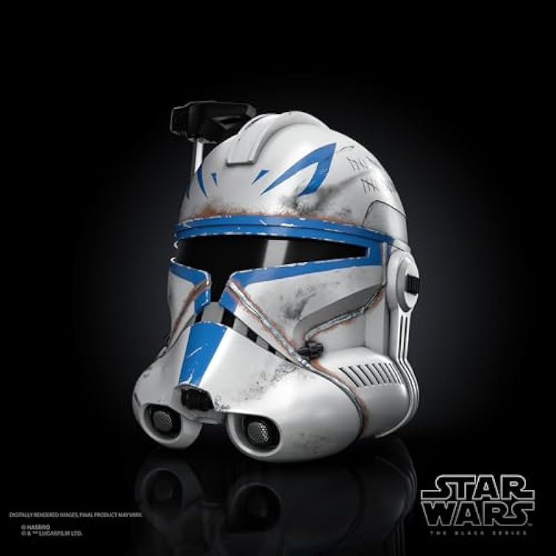 Star Wars The Black Series Clone Captain Rex Premium Electronic Helmet, Star Wars: Ahsoka Adult Roleplay Item, Ages 14 and Up