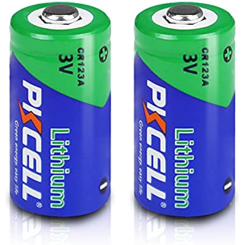 CR123A Lithium Batteries DL123A CR17335 123a 3v Lithium Battery 123 Lithium Batteries 1500mAh Photo Camera Battery (2pcs)