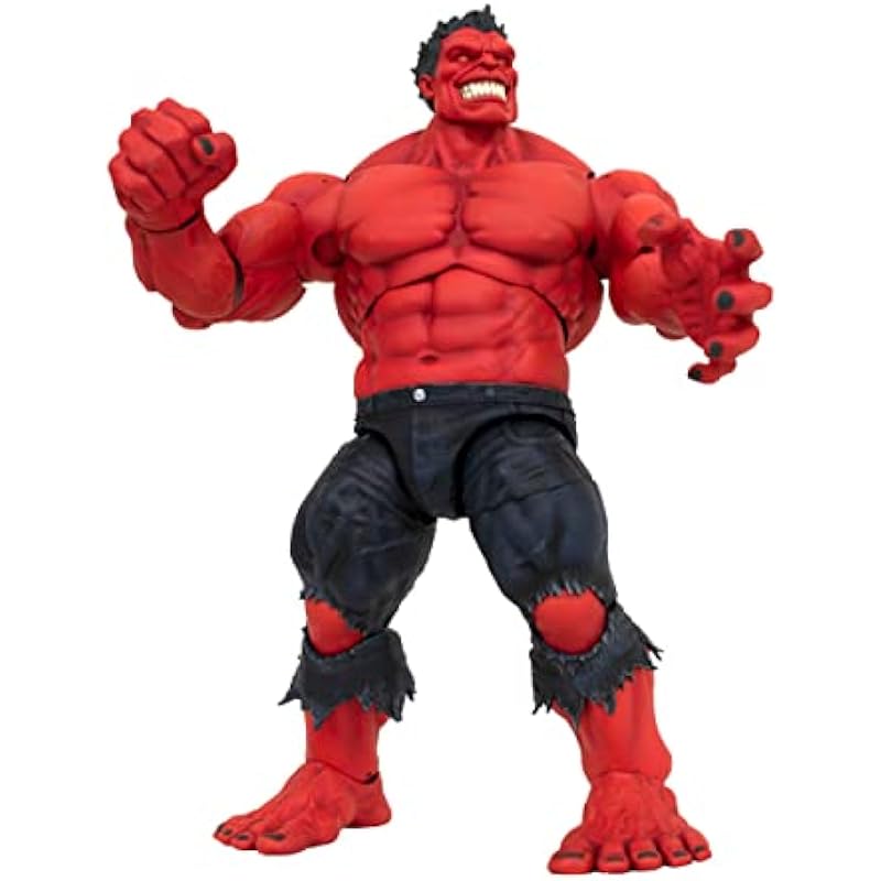 Diamond Select Toys Marvel Select Red Hulk 9-Inch Action Figure (Red)