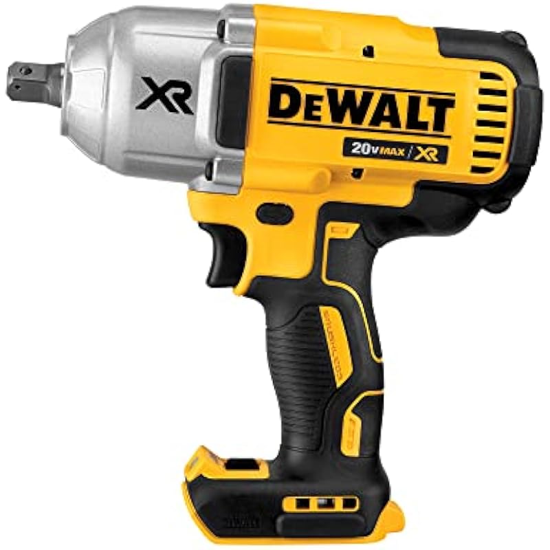 DEWALT 20V MAX XR Brushless High Torque 1/2″ Impact Wrench with Detent Anvil, Cordless, Tool Only (DCF899B)