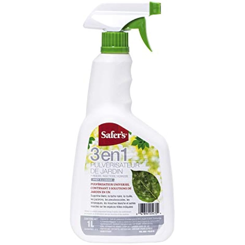 Safer’s 3-in-1 Garden Spray 1L Ready-to-Use Spray 49-5470CAN6