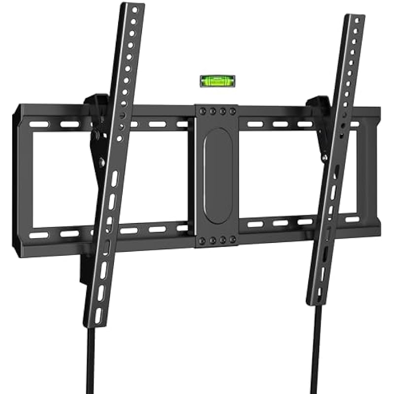 XINLEI Universal Tilt TV Wall Mount for Most 37-75 Inch TV, Fit 16″, 18″, 24″ Stud Low Profile Wall Mount TV Bracket with Quick Release Lock, Holds up to 132 lbs, Max VESA 600 x 400mm MT5083