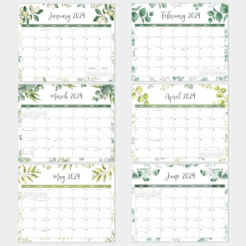 Magnetic Calendar for Fridge 2024 – Fridge Calendar Runs From Now to Dec 2024 – Refrigerator Calendar Perfect for Planning, Organizing, and Scheduling Your Life (15 x 12 Inches)