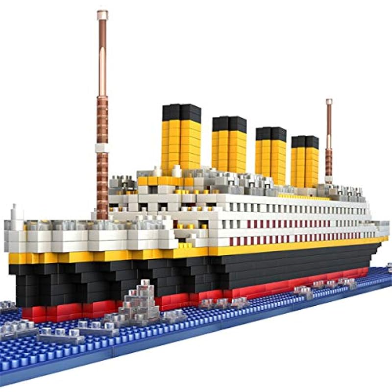 Titanic Model Building Blocks Micro Mini Bricks 3D Puzzle Set Educational Toys