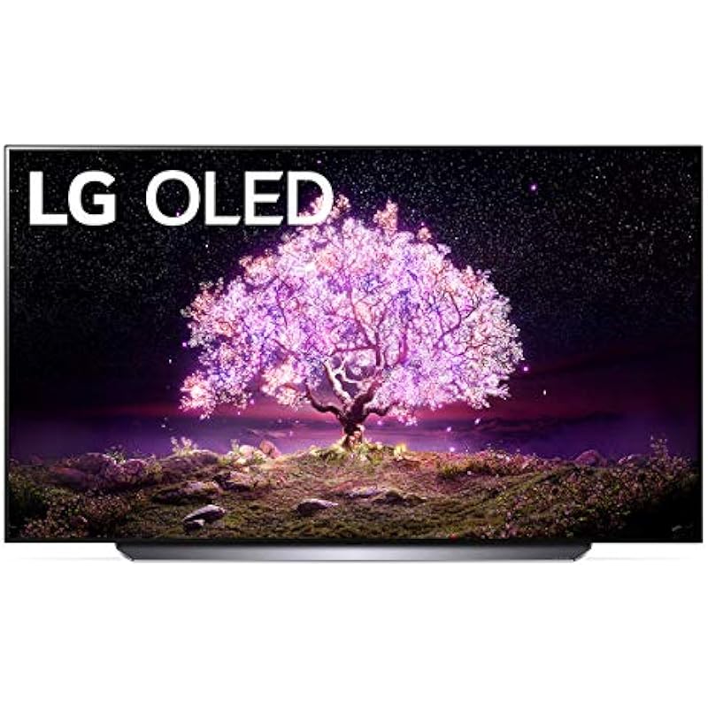 LG OLED C1 Series 83” Alexa Built-in 4k Smart TV (3840 x 2160), 120Hz Refresh Rate, AI-Powered 4K, Dolby Cinema, WiSA Ready, Gaming Mode (OLED83C1PUB, 2021)