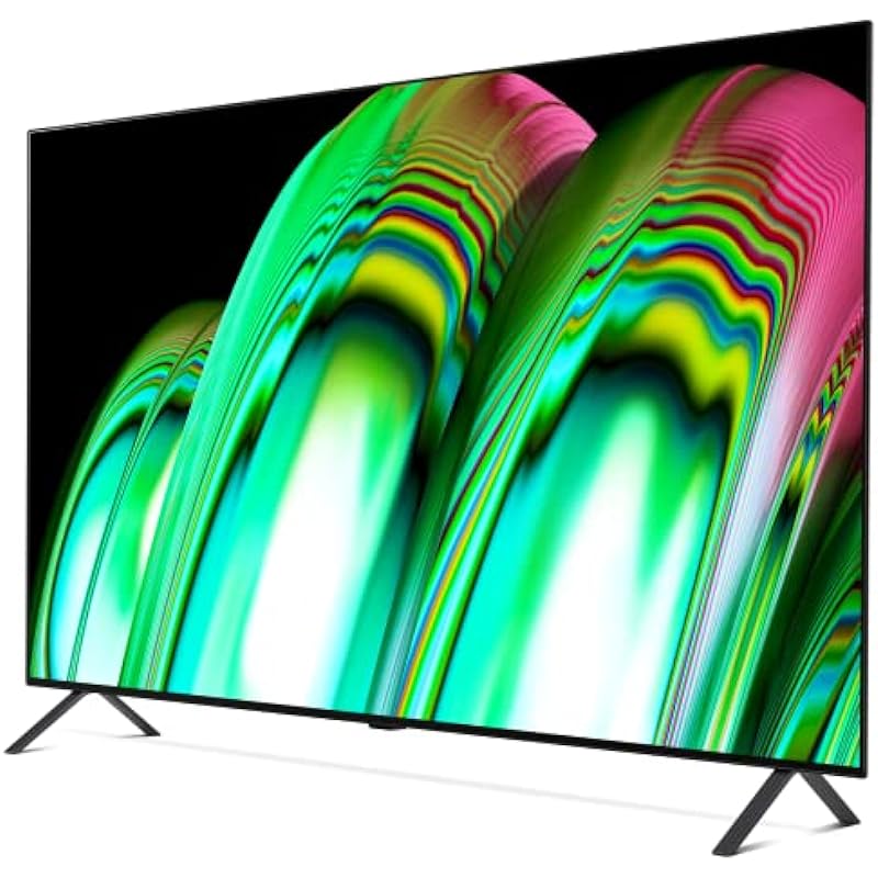 LG 55-Inch Class OLED A2 Series Alexa Built-in 4K Smart TV (3840 x 2160), 60Hz Refresh Rate, AI-Powered 4K, Dolby Cinema, WiSA Ready, Cloud Gaming (OLED65A2PUA, 2022)